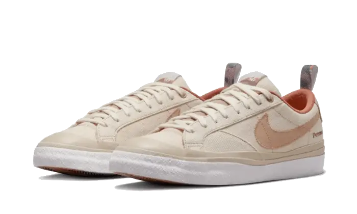 Nike Sb Blazer Low Qs Doyenne Skateboards Coconut Milk Rattan Nike