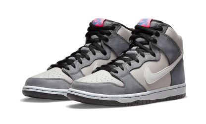Nike Sb Dunk High Medium Grey Pink Nike