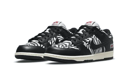 Nike Sb Dunk Low Quartersnacks Zebra Nike