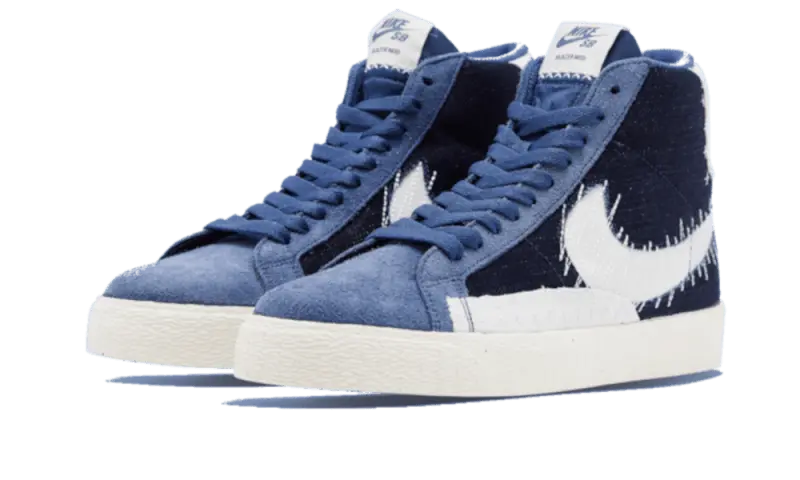 Nike Sb Zoom Blazer Mid Sashiko Mystic Navy Nike