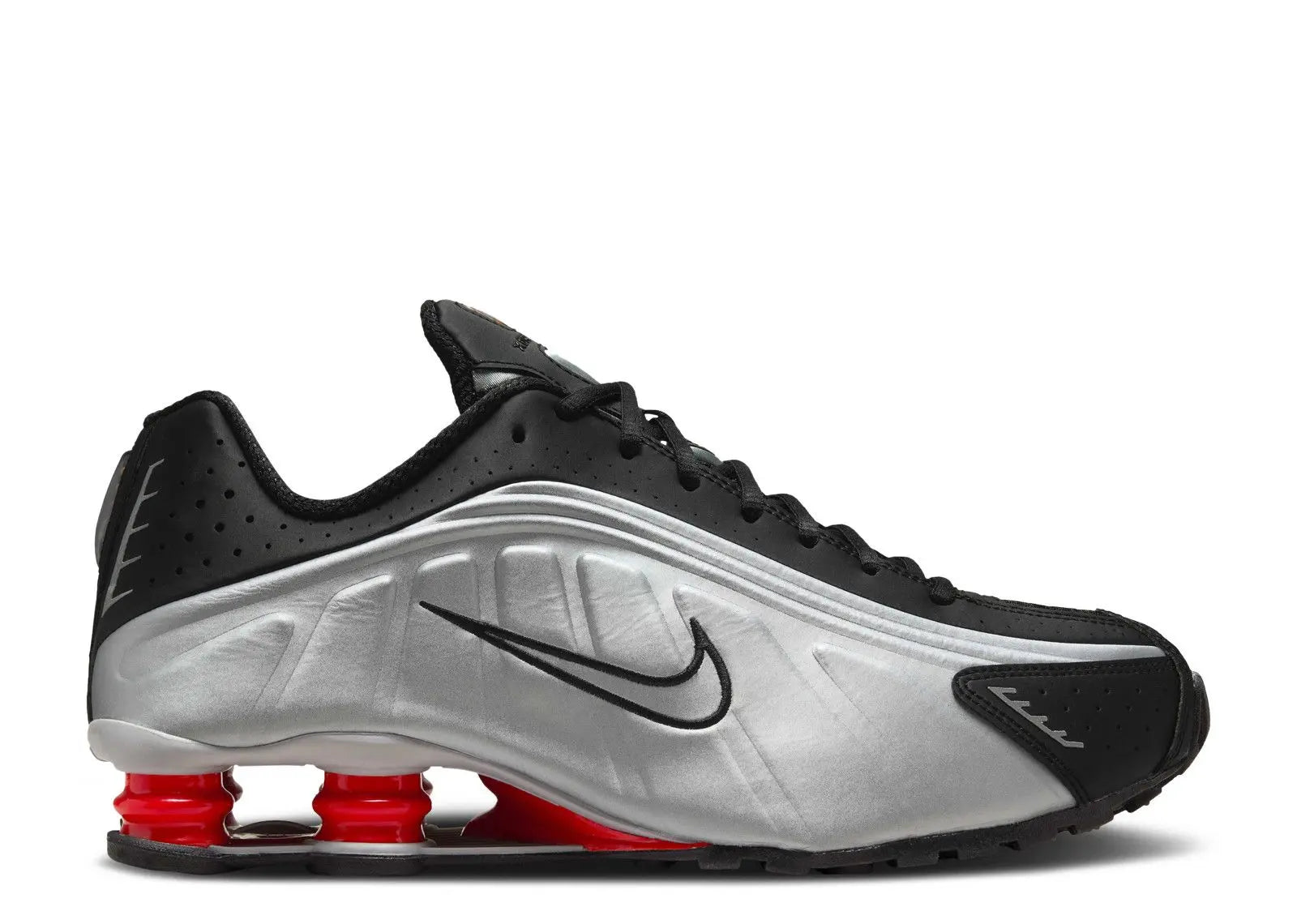 Nike Shox R4 Black Metallic Silver Nike
