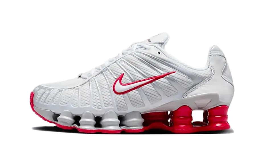Nike Shox TL Platinum Tint Gym Red Nike