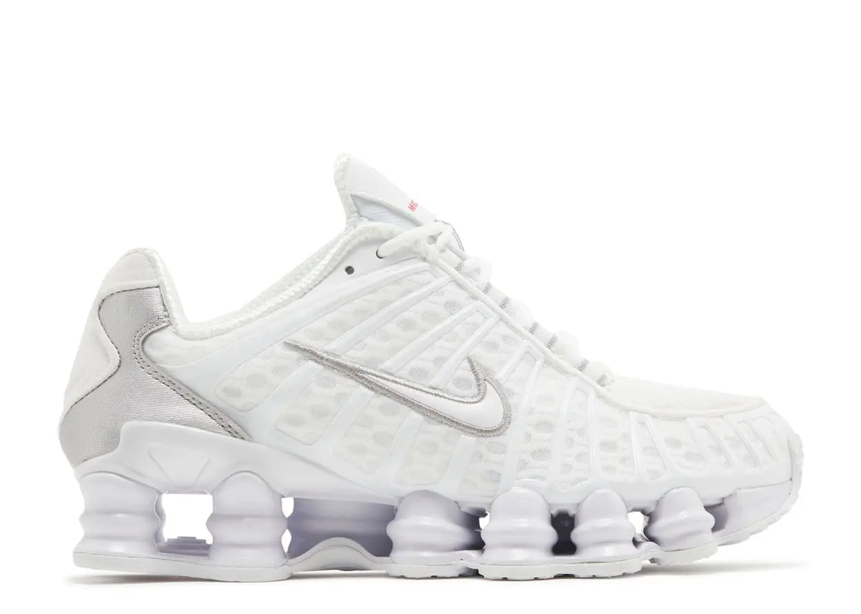 Nike Shox TL White Metallic Silver Nike
