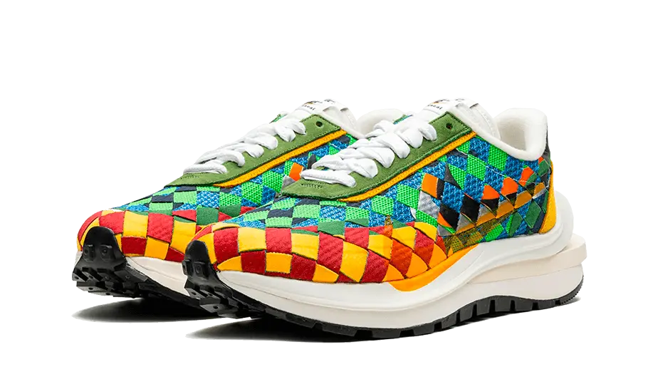 Nike Vaporwaffle Woven Sacai Jean Paul Gaultier Green Gusto Nike