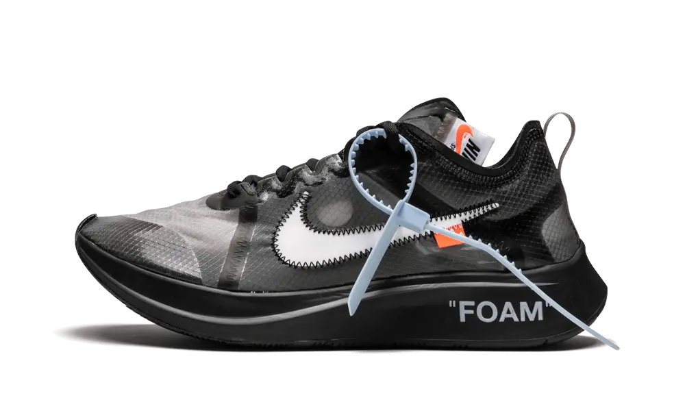 Nike Zoom Fly Off-White Black Silver VOSneakers