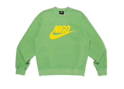 Nike x Nigo NRG Fleece Crew Sweatshirt Green Nike
