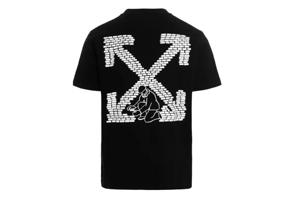 Off-White Bricks Arrow Slim S/S Tee Black Off-White