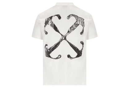 Off-White Scratch Arrow T-Shirt White Off-White