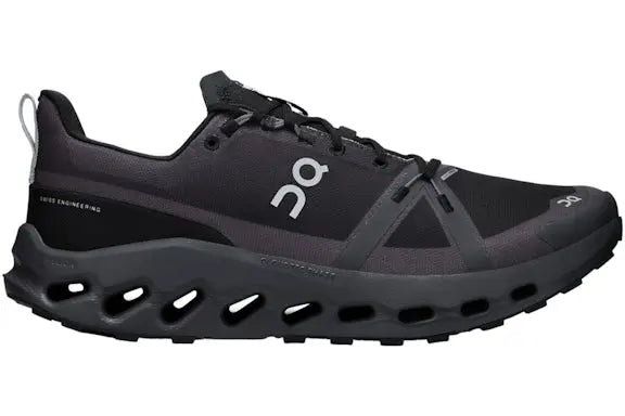 On Running Cloudsurfer Trail Waterproof Black Eclipse On