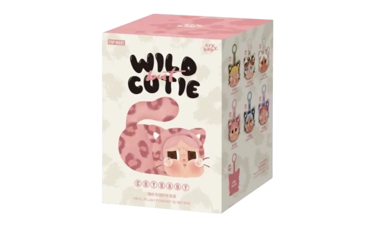 Pop Mart CryBaby Wild but Cutie Series Vinyl Plush Pendant Single Blind Box VOSneakers