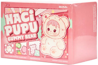 Pop Mart HACIPUPU – Série “Gummy Bear” – Étui scellé (6 boîtes mystères) – Porte-clés peluche en vinyle VOSneakers