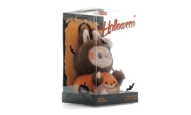 Pop Mart Labubu Happy Halloween Party Series-Sitting Pumpkin Vinyl Plush VOSneakers