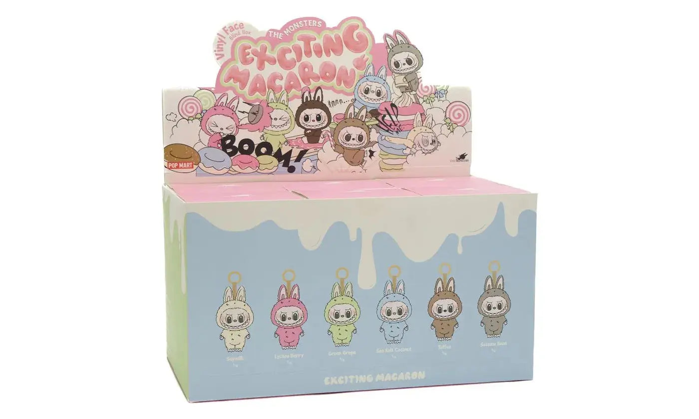 Pop Mart Labubu The Monsters Exciting Macarons Vinyl Face Blind Box Whole Set VOSneakers