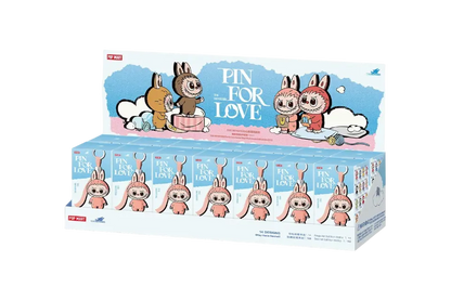 Pop Mart Labubu The Monsters Pin for Love Series Vinyl Plush Pendant (N-Z) Single Blind Box VOSneakers