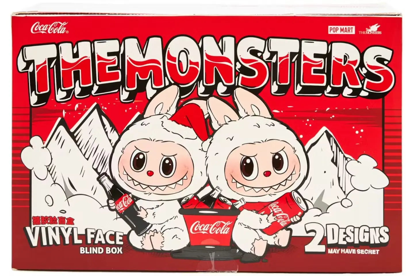 Pop Mart Labubu The Monsters – Série “Coca Cola” – Étui scellé (6 boîtes mystères) – Vinyl Face VOSneakers
