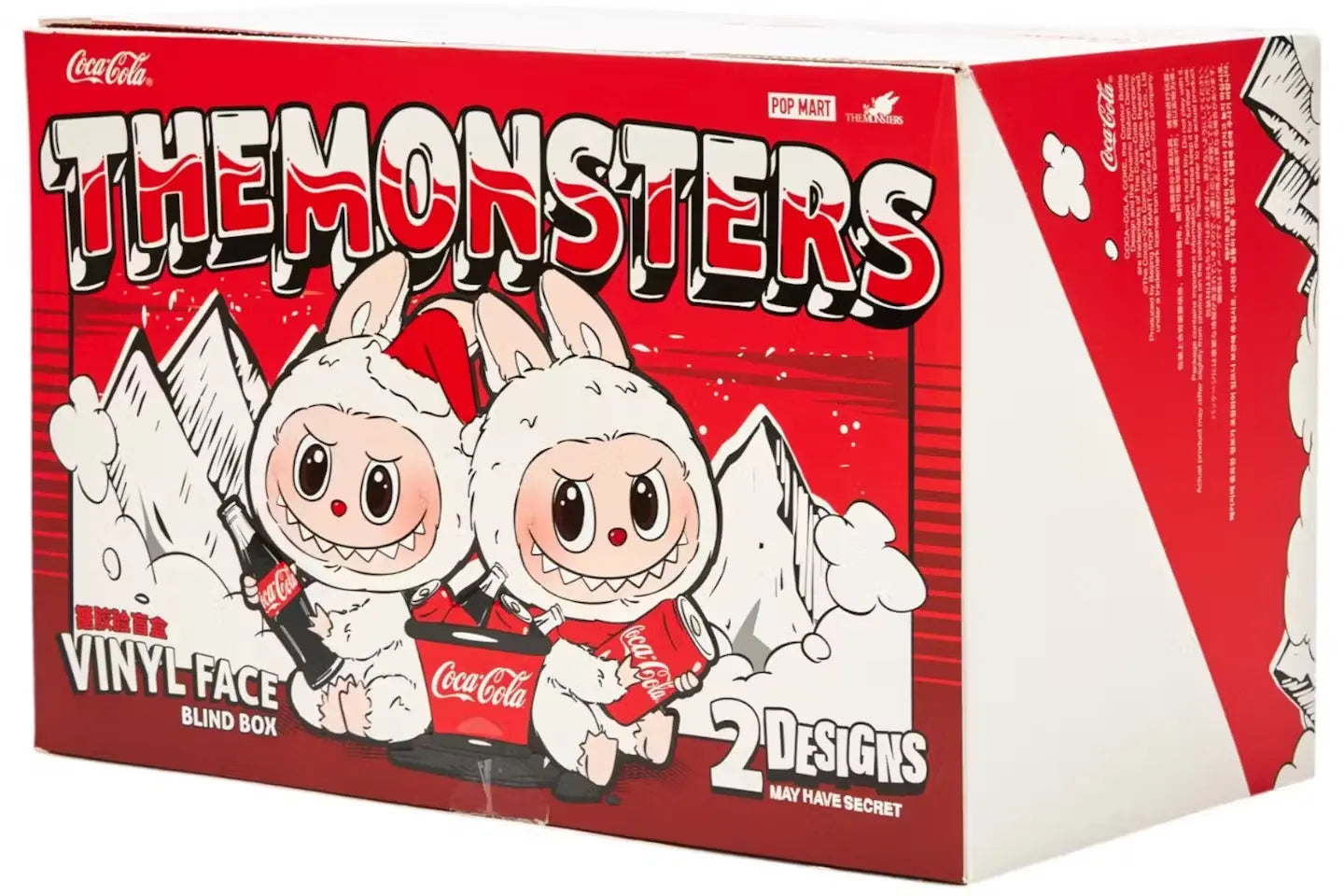 Pop Mart Labubu The Monsters – Série “Coca Cola” – Étui scellé (6 boîtes mystères) – Vinyl Face VOSneakers