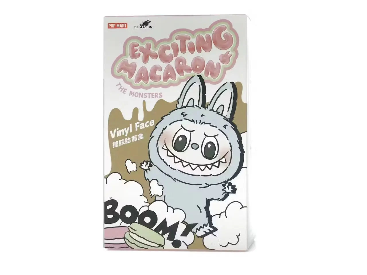 Pop Mart Labubu The Monsters – Série “Exciting Macaron” – Boîte mystère à l’unité – Porte-clés peluche en vinyle VOSneakers
