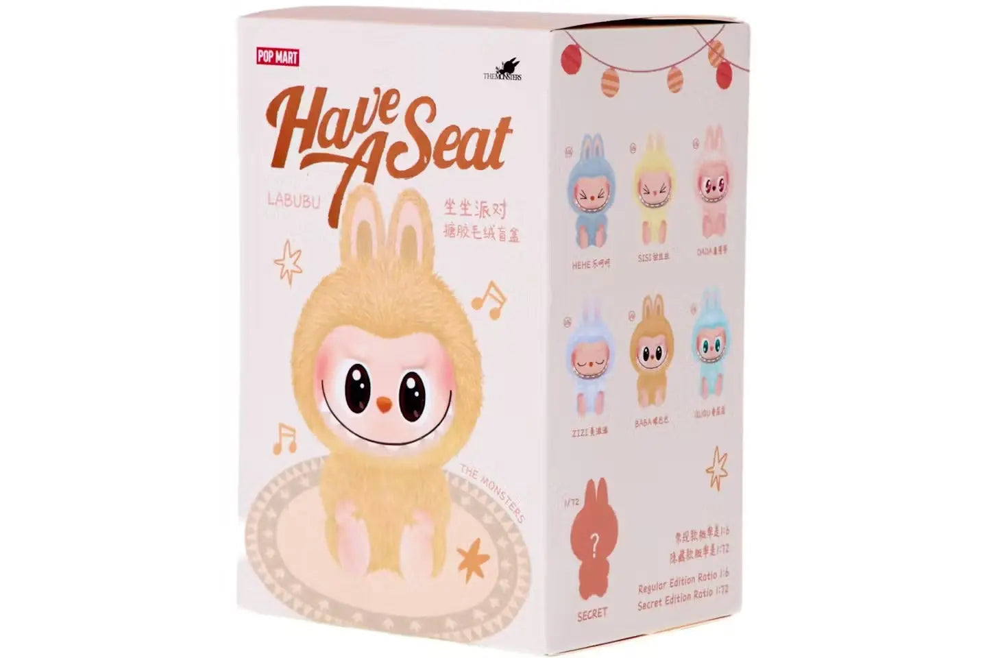 Pop Mart Labubu The Monsters – Série “Have a Seat” – Boîte mystère à l’unité – Peluche en vinyle VOSneakers