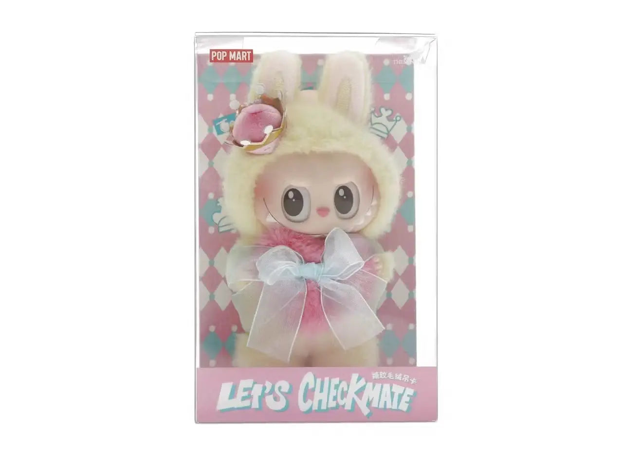 Pop Mart Labubu The Monsters – Série “Let’s Checkmate” – Porte-carte peluche en vinyle à suspendre VOSneakers