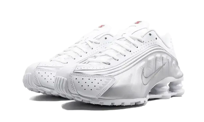 Shox R4 White Metallic Silver VOSneakers