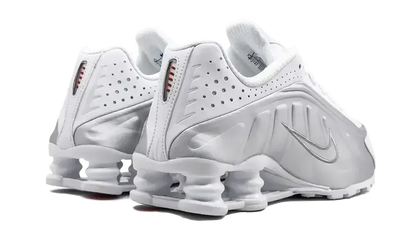 Shox R4 White Metallic Silver VOSneakers
