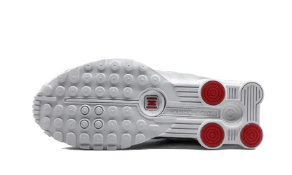 Shox R4 White Metallic Silver VOSneakers