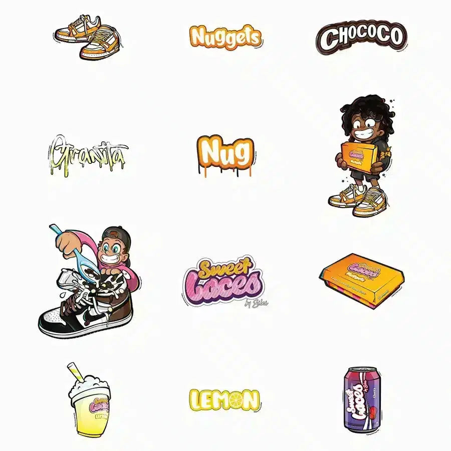 Stickers pack Iconic characters Drop 1-3 VOSneakers