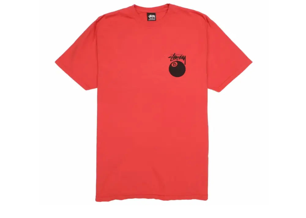 Stussy 8 Ball Pigment Dyed Tee Guava Stussy