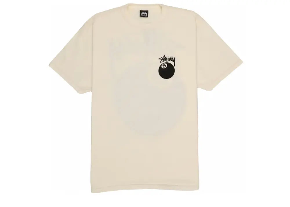 Stussy 8 Ball Pigment Dyed Tee Natural Stussy