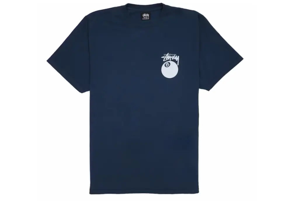 Stussy 8 Ball Pigment Dyed Tee Navy Stussy
