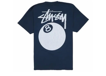 Stussy 8 Ball Pigment Dyed Tee Navy Stussy