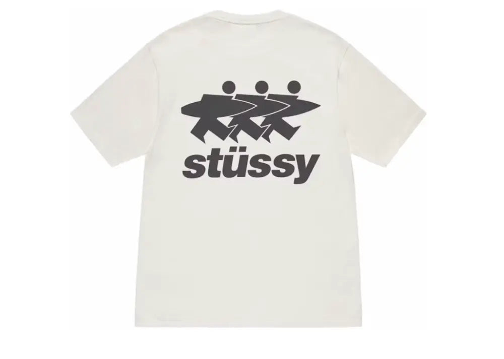 Stussy Surfwalk Pigment Dyed Tee Natural Stussy