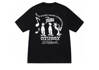 Stussy x Patta Sound Connection Tee Black Stussy