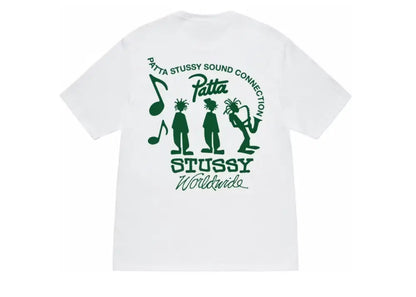 Stussy x Patta Sound Connection Tee White Stussy