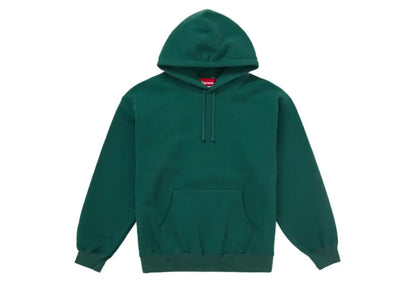 Supreme Satin Applique Hooded Sweatshirt FW24 Dark Green Supreme