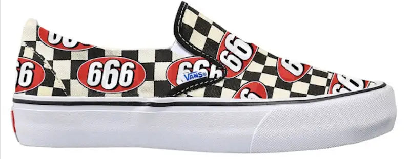 Vans Slip-On Supreme 666 Checker - VOSneakers