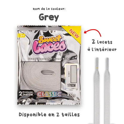 Sweetlaces Classic: Grey VOSneakers