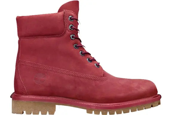 Timberland 6" Boot Pomegranate Burgundy Nubuck Timberland