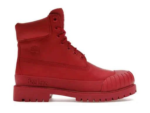Timberland 6" Boot Premium Bee Line Rubber Toe WP Red Nubuck (Women's) Timberland