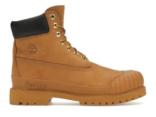 Timberland 6" Boot Premium Bee Line Rubber Toe WP Wheat Nubuck Timberland