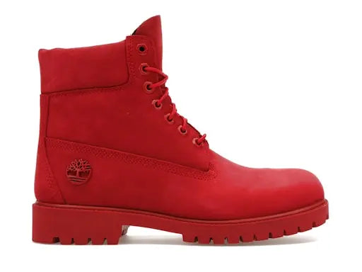 Timberland 6" Heritage Premium Waterproof Boot Dark Red Nubuck Timberland