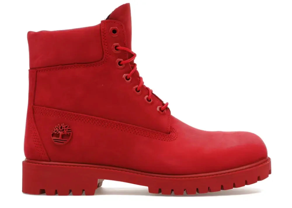 Timberland 6" Heritage Premium Waterproof Boot Dark Red Nubuck Timberland