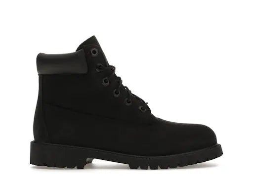 Timberland 6" Premium Boot Black Nubuck (GS) Timberland