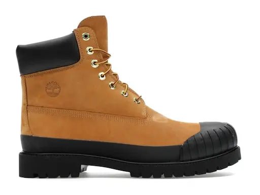 Timberland 6" Premium Boot Rubber Toe Wheat Black Timberland