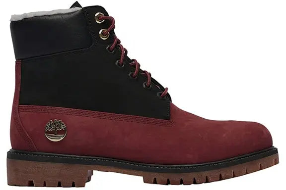 Timberland 6" Premium Boot Shearling Syrah Black (GS) Timberland
