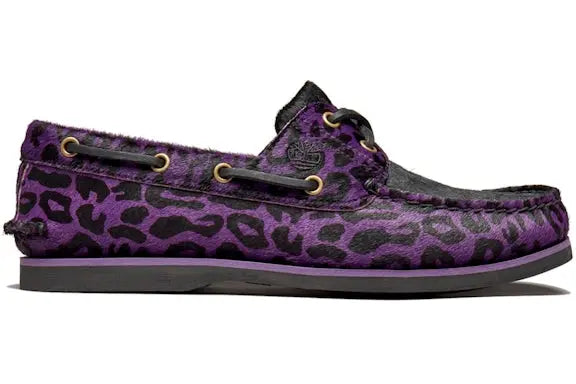 Timberland Classic Boat 2 Eye Wacko Maria Purple Leopard Timberland