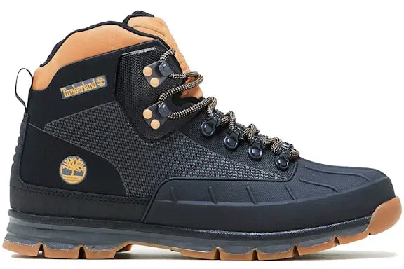 Timberland Euro Hiker Shell Jacquard Boot Black Wheat Timberland