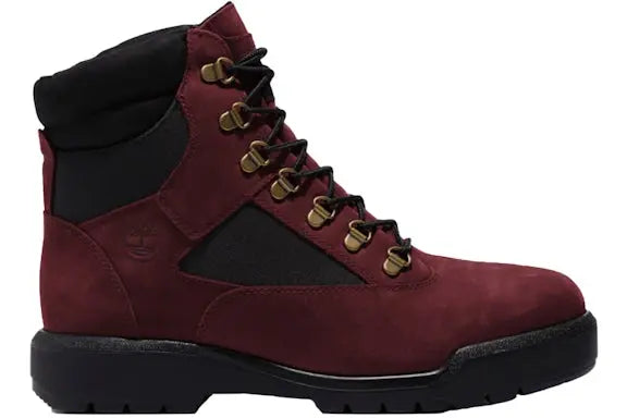 Timberland Field Boot Lace Up Waterproof Dark Port Timberland