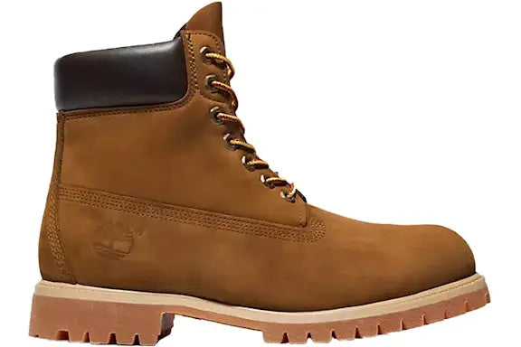 Timberland Premium 6 Inch Lace Up Waterproof Dark Wheat Nubuck Timberland