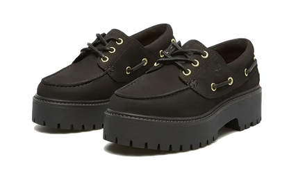 Timberland Stone Street Boat Shoe Black Timberland
